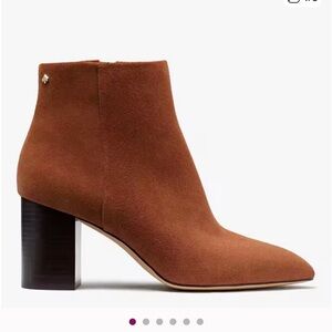 Kate Spade Brown Suede Ankle Boots